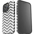 Silver Chevron iPhone 16 Pro Impact Case